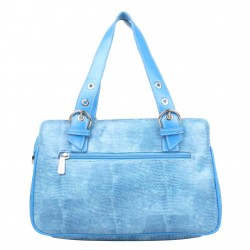 copy of Sac cabas Fuchsia motif imprimé bleu DUOLYNX - 3