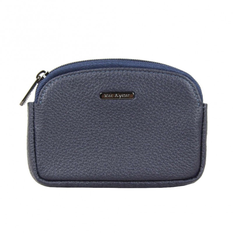 Porte monnaie plat en cuir Mac Alyster Premium RFID Bleu MAC ALYSTER - 1