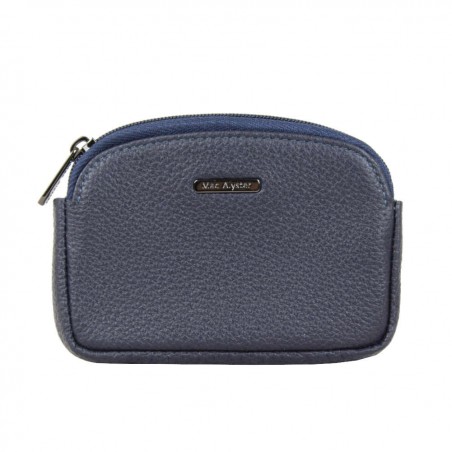 Porte monnaie plat en cuir Mac Alyster Premium RFID Bleu MAC ALYSTER - 1