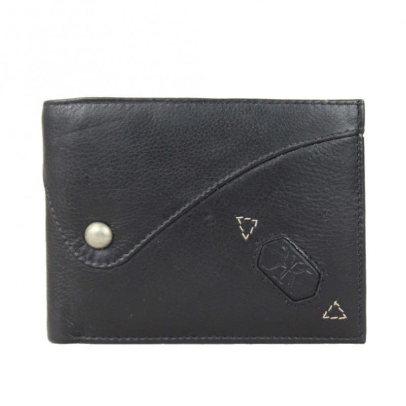 Porte monnaie DDP cuir mat Noir DDP - 1