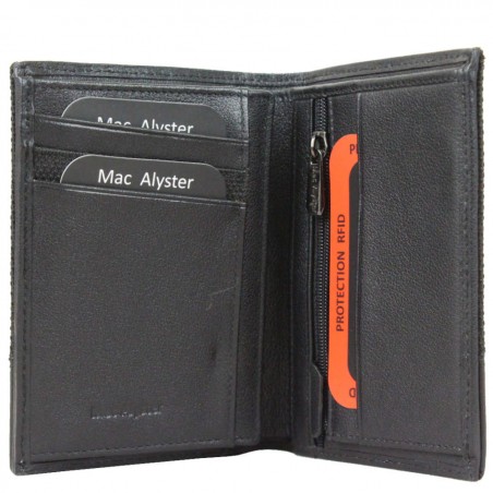 Petit portefeuille en toile / cuir Mac Alyster Reporter RFID MAC ALYSTER - 2