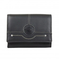 Porte monnaie en cuir Patrick Blanc CX Noir PATRICK BLANC - 1