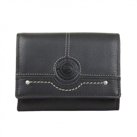 Porte monnaie en cuir Patrick Blanc CX Noir PATRICK BLANC - 1