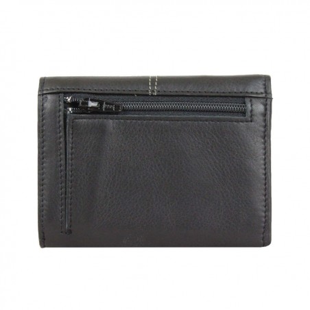 Porte monnaie en cuir Patrick Blanc CX Noir PATRICK BLANC - 3