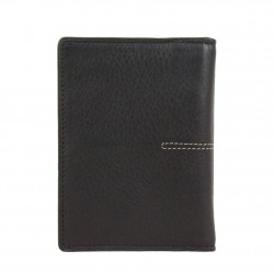 Mini portefeuille extra plat en cuir Patrick Blanc CX Noir PATRICK BLANC - 3