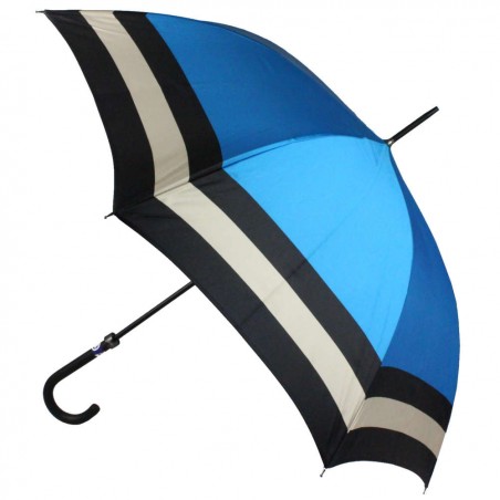 Parapluie long canne Piganiol | Uni bleu PIGANIOL - 2