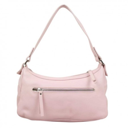 Sac baguette en cuir souple Patrick Blanc Rose PATRICK BLANC - 3