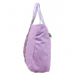 Sac cabas Patrick Blanc toile déco froufrou violet PATRICK BLANC - 2