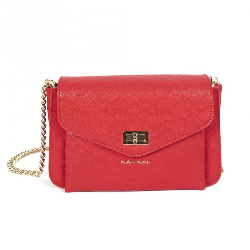 Petit sac rabat Naf Naf Rosea Rouge eBay