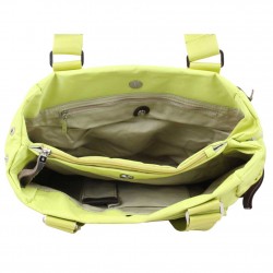 NEUF AVEC PETITS DÉFAUTS Sac cabas toile nylon souple Arthur et Aston Vert ARTHUR & ASTON - 2