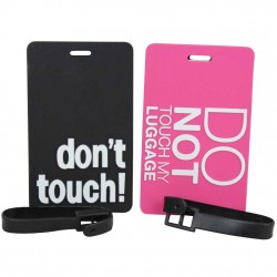 2 portes adresse Snowball Noir et rose Design Don't touch DELSEY - 1