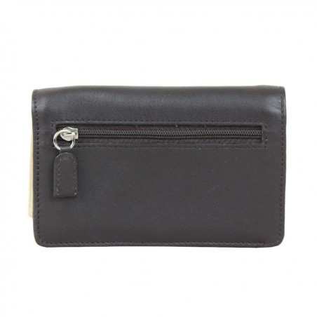 copy of Porte monnaie + cartes | Silvercat Cuir Noir / Rouge SILVERCAT - 4