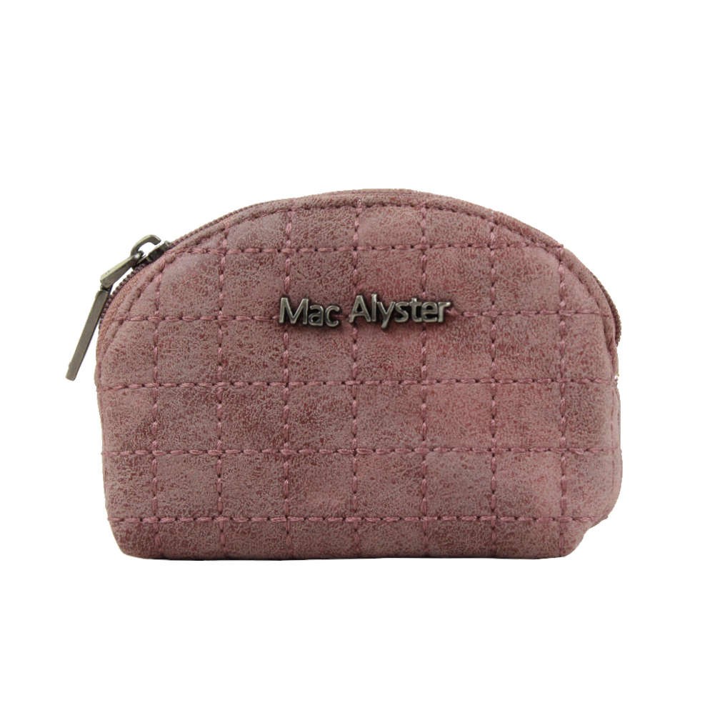 Petit porte monnaie Mac Alyster Mellow / surpiquée vieux rose MAC ALYSTER - 1