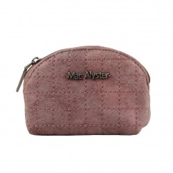 Petit porte monnaie Mac Alyster Mellow / surpiquée vieux rose MAC ALYSTER - 1