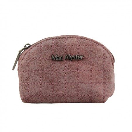 Petit porte monnaie Mac Alyster Mellow / surpiquée vieux rose MAC ALYSTER - 1