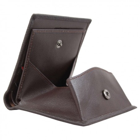 Porte monnaie en cuir Mac Alyster Premium RFID Marron MAC ALYSTER - 2