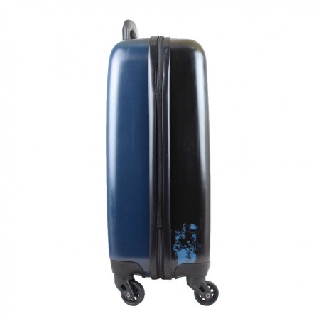 Valise cabine Pepe Jeans rigide motif imprimé bleu / noir Pepe Jeans - 3