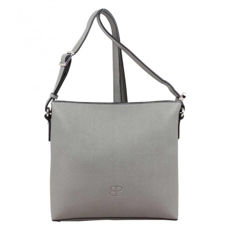 Sac bandoulière Patrick Blanc souple Gris PATRICK BLANC - 1