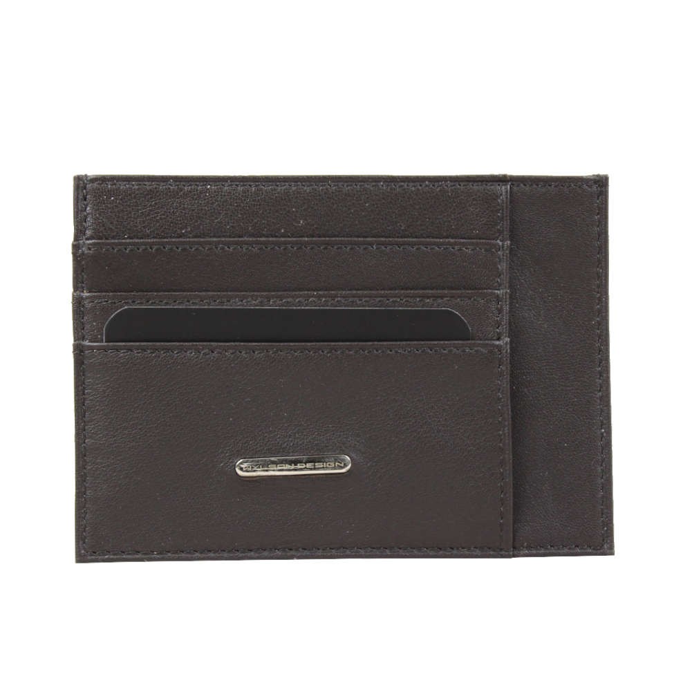 Porte papier ultra plat cuir Wylson Marron WYLSON - 2