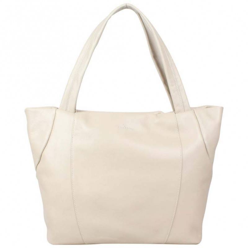 Sac cabas cuir souple Bruno Rossi Z beige Bruno Rossi - 1