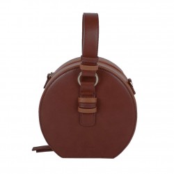 Petit sac femme Naf Naf CALN04 Sac rond Marron CALATHEA