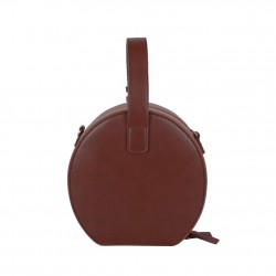 Petit sac femme Naf Naf CALN04 Sac rond Marron CALATHEA