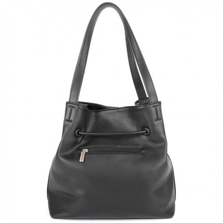 Sac bourse pour femme Naf Naf NYMN02 Noir Sac carre Nymphea