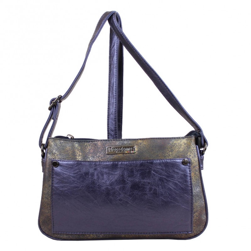 Sac pochette Les Tropéziennes Runes Métallisé et Bleu LES TROPÉZIENNES - 1 Sac pochette Les Tropéziennes Runes Métallisé et Bleu LES TROPÉZIENNES - 1