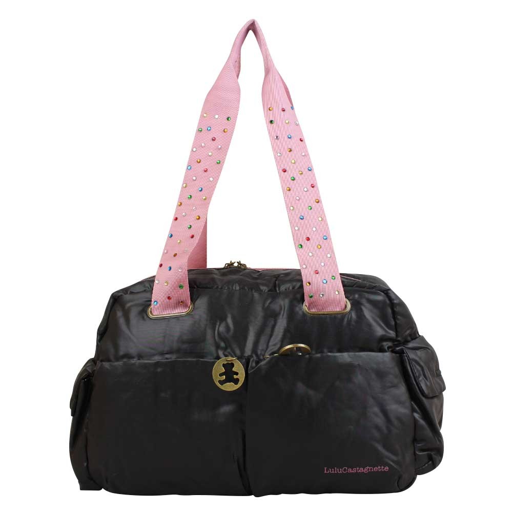 Sac bowling Lulu Castagnette effet satiné LULU Castagnette  - 1