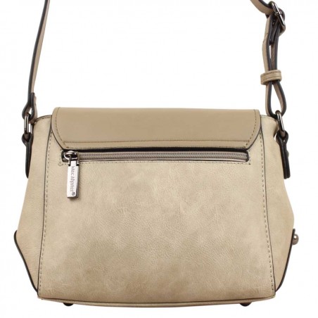 NEUF AVEC PETITS DÉFAUTS Sac bandoulière Mac Alyster à rabat Beige MAC ALYSTER - 5