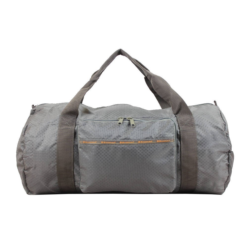 Petit sac de voyage polochon, Pliant, Snowball, Gris