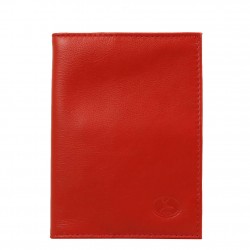 Grand porte cartes en cuir / Fabrication Française - Rouge FRANDI - 1 Grand porte cartes en cuir / Fabrication Française - Rouge FRANDI - 1