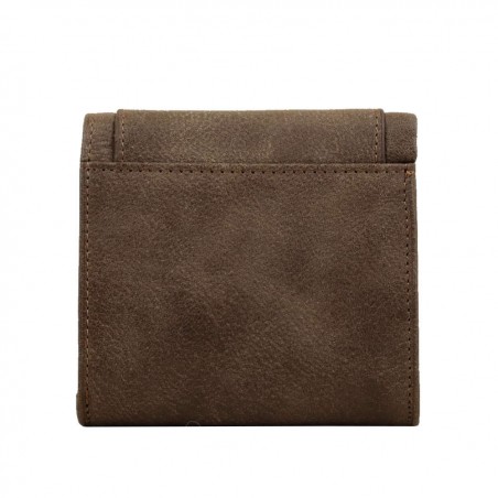 Porte monnaie en cuir Patrick Blanc DM - Marron PATRICK BLANC - 3