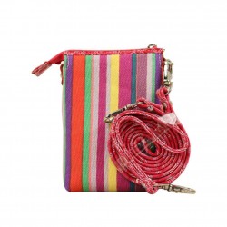 Mini sac bandoulière motif raie FUCHSIA XS - Rose FUCHSIA - 2