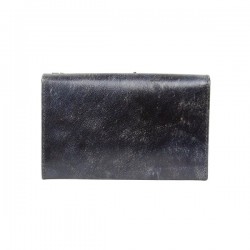 Porte monnaie femme décor feuille cuir aspect vieilli 4976 A DÉCOUVRIR ! - 14