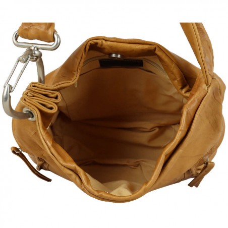 Sac seau 3252 - Cuir souple effet froissé - Camel A DÉCOUVRIR ! - 3