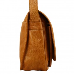 Sac besace Mac Douglas Lapon - Cuir - Camel MAC DOUGLAS - 2