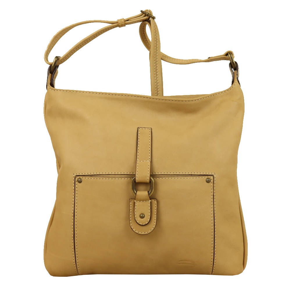 Sac bandoulière extra plat Patrick Blanc - Cuir - Naturel PATRICK BLANC - 1