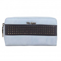 Portefeuille à zip Mac Alyster Allure déco rivet Bleu ciel MAC ALYSTER - 1