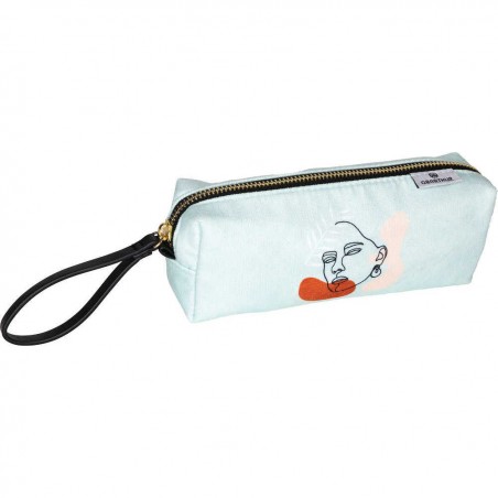 Trousse Oberthur - Abstrait - Vert velours