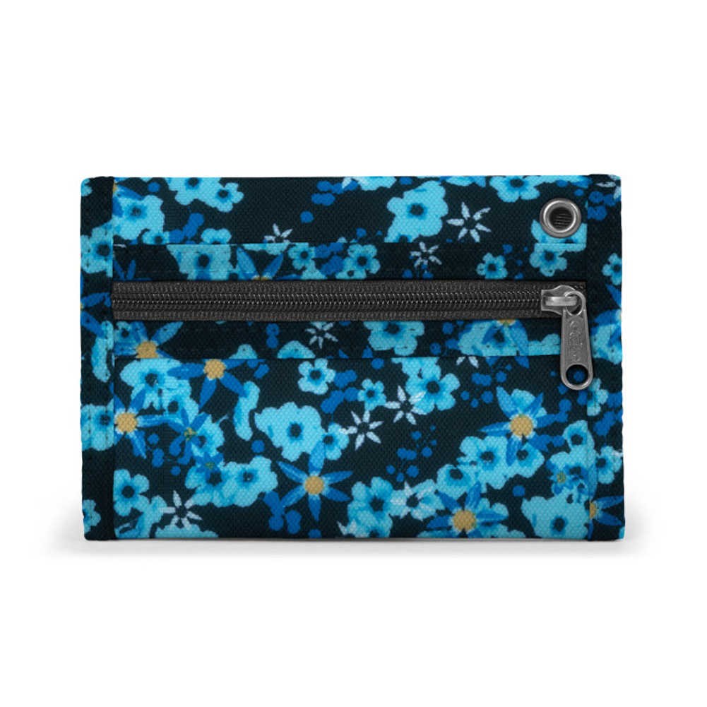 Noir motif fleurs Porte-monnaie Eastpak en coloris Bleu Femme Accessoires Portefeuilles et porte-cartes Portefeuille toile EK371 U51 