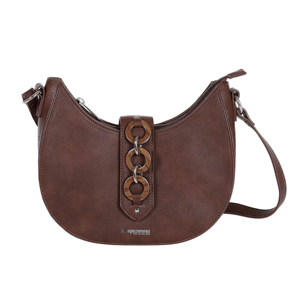 Sac bandoulière Les Tropéziennes Isole - Marron - 01
