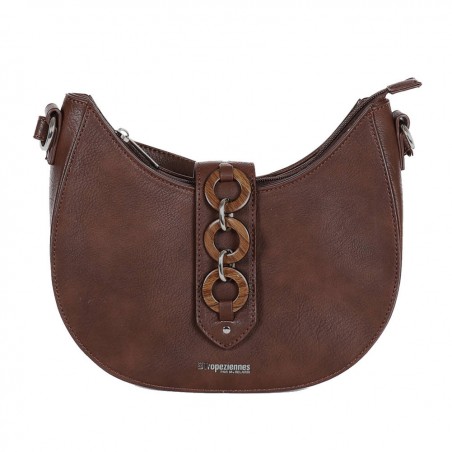 Sac bandoulière Les Tropéziennes Isole - Marron - 03