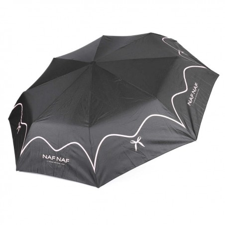 Parapluie pliant ouverture / fermeture Naf Naf Love - Noir