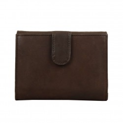 Porte monnaie M Arthur & Aston Cuir - Marron mat vieilli - 02