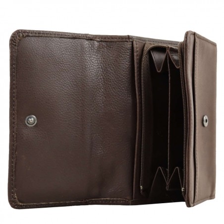 Porte monnaie M Arthur & Aston Cuir - Marron mat vieilli - 04