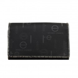 Porte monnaie Elite E8733 - Toile nylon - Noir imprimé