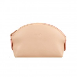 Porte monnaie Patrick Blanc - Cuir Rose pastel lisse