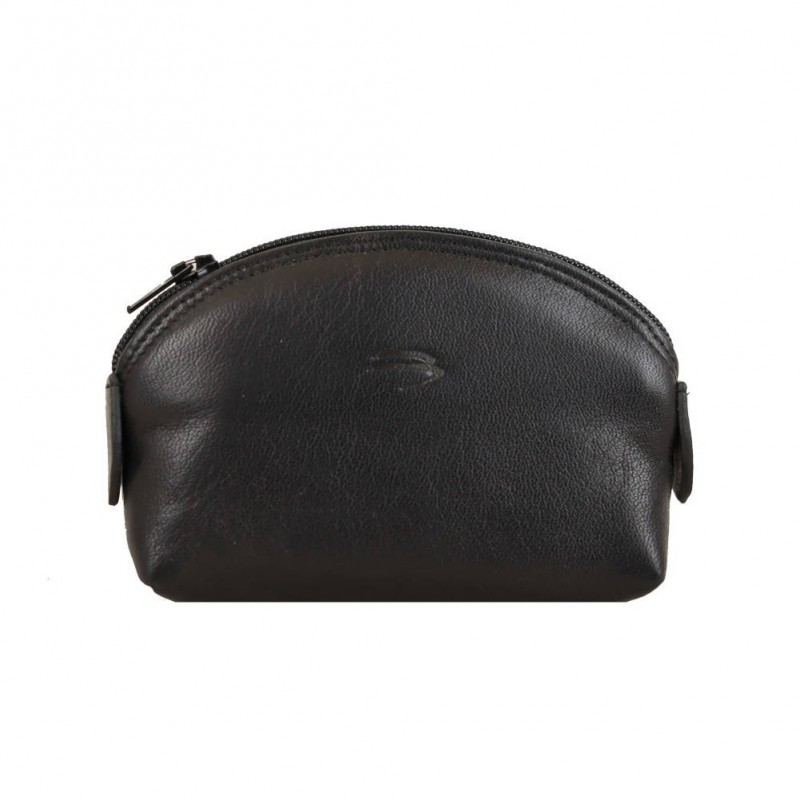 Porte monnaie Patrick Blanc - Cuir Noir souple