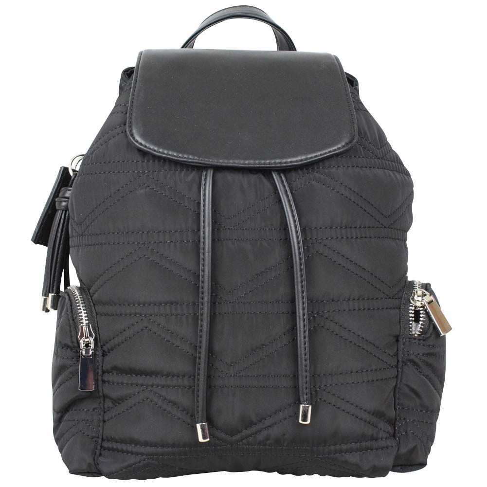 NEUF AVEC DEFAUTS Sac a dos Lollipops Toile surpiquee Noire